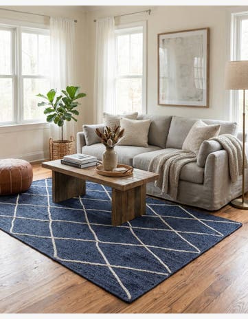 5' 1 x 8' Handmade Braided Jute Rug