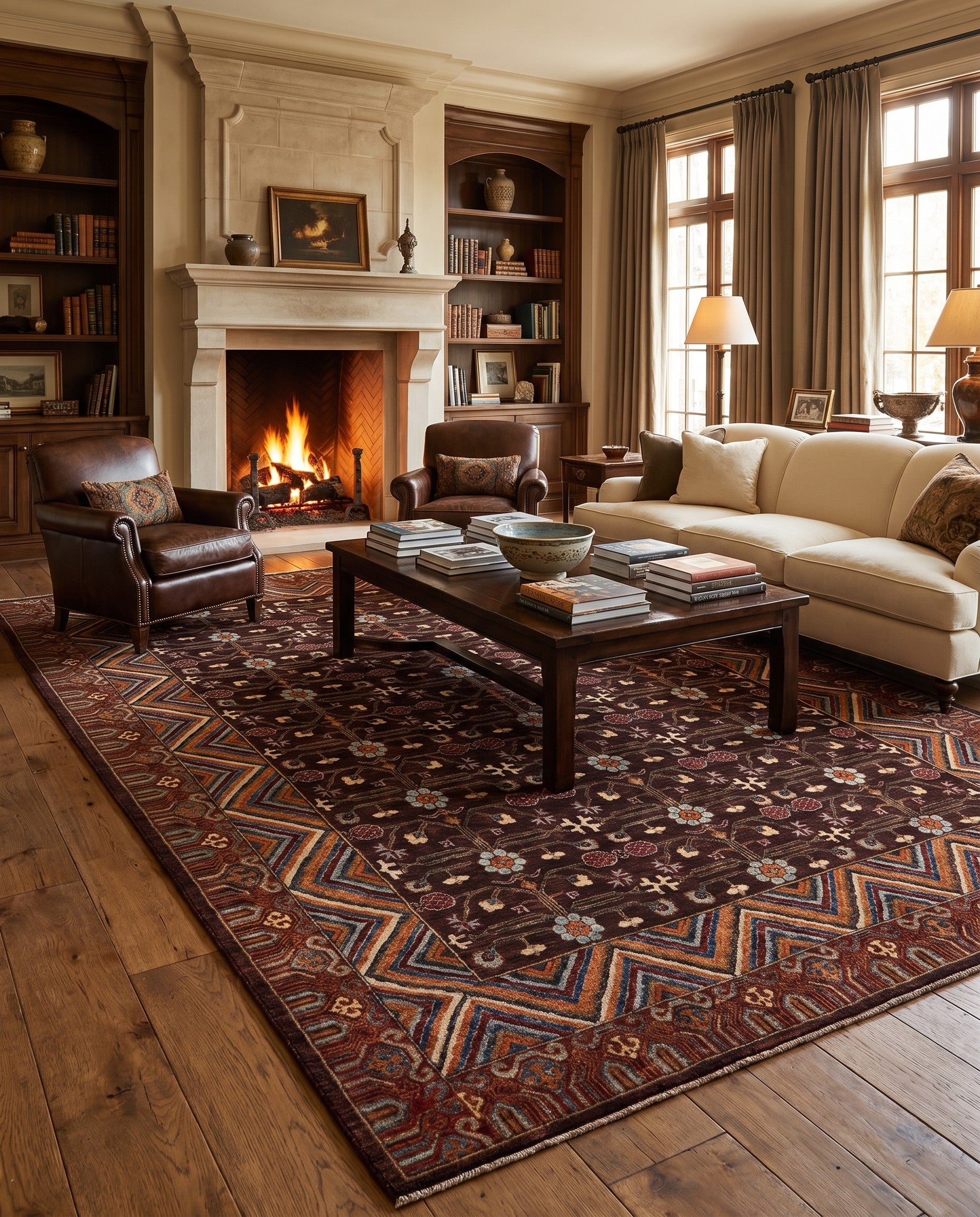 8' 10 x 11' 11 Hand Knotted Kazak Rug