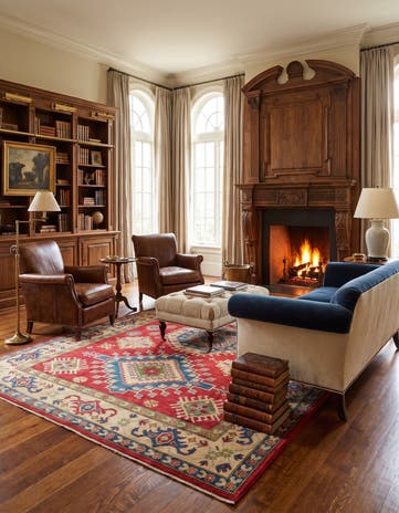 200cm x 295cm Hand Knotted Kazak Rug
