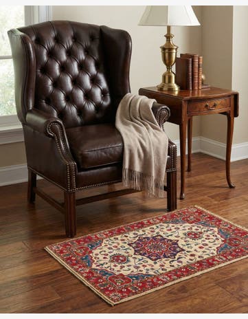 2' 6 x 4' 3 Hand Knotted Kazak Rug