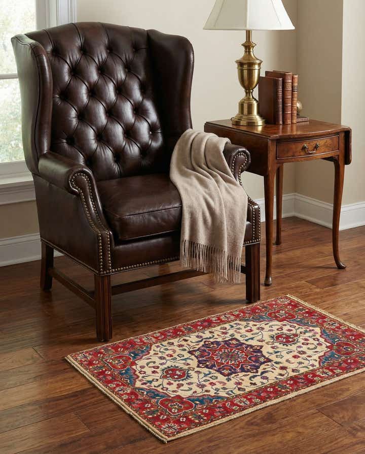 2' 6 x 4' 3 Hand Knotted Kazak Rug