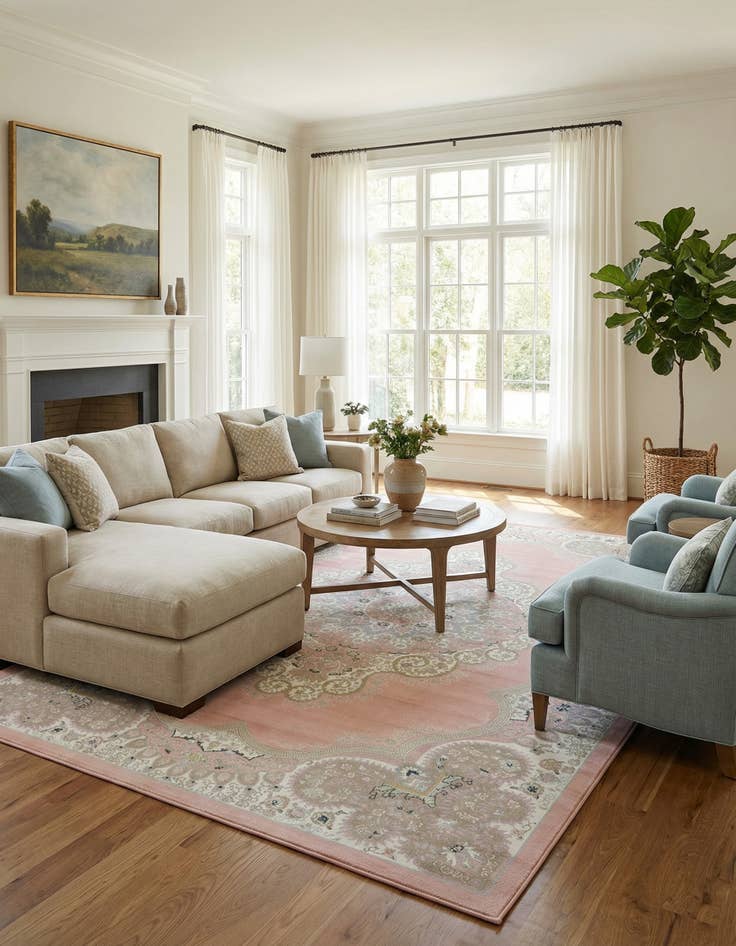 Detail image of 10' x 14' Kamala Washable Rug