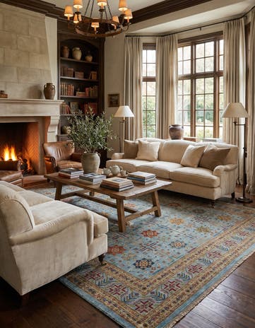 8' 2 x 10' 3 Hand Knotted Ariana Ziegler Rug