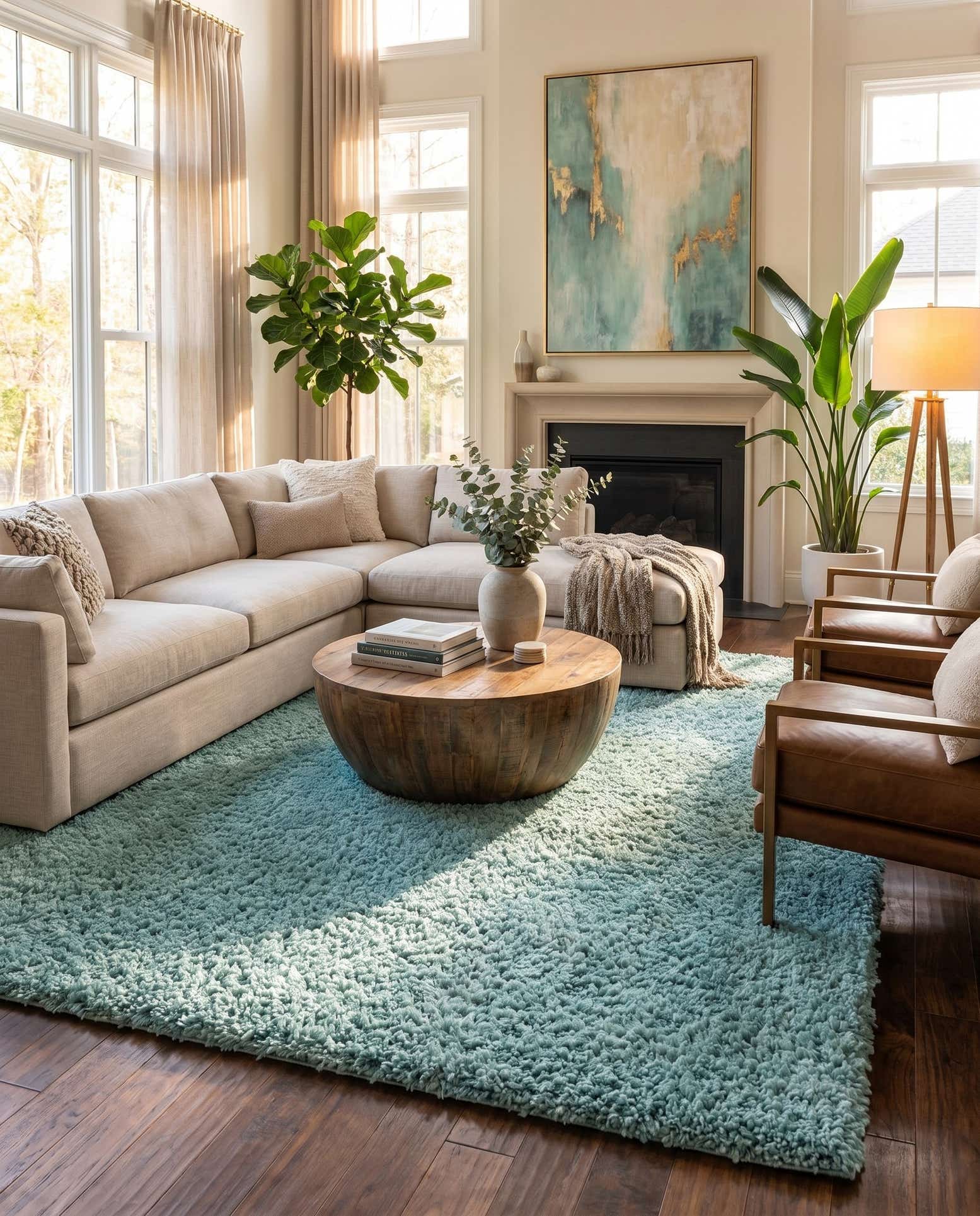 10' x 14' Zermatt Shag Rug