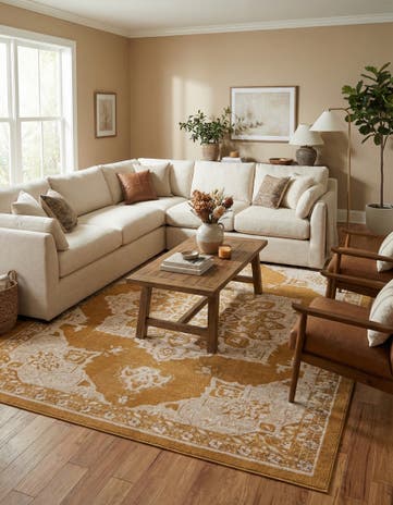Yellow Arcadia Rug