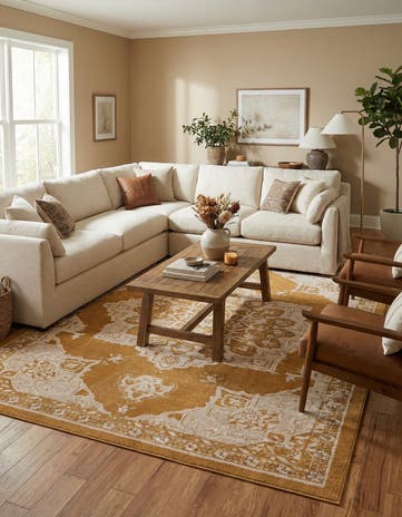 Yellow Arcadia Rug