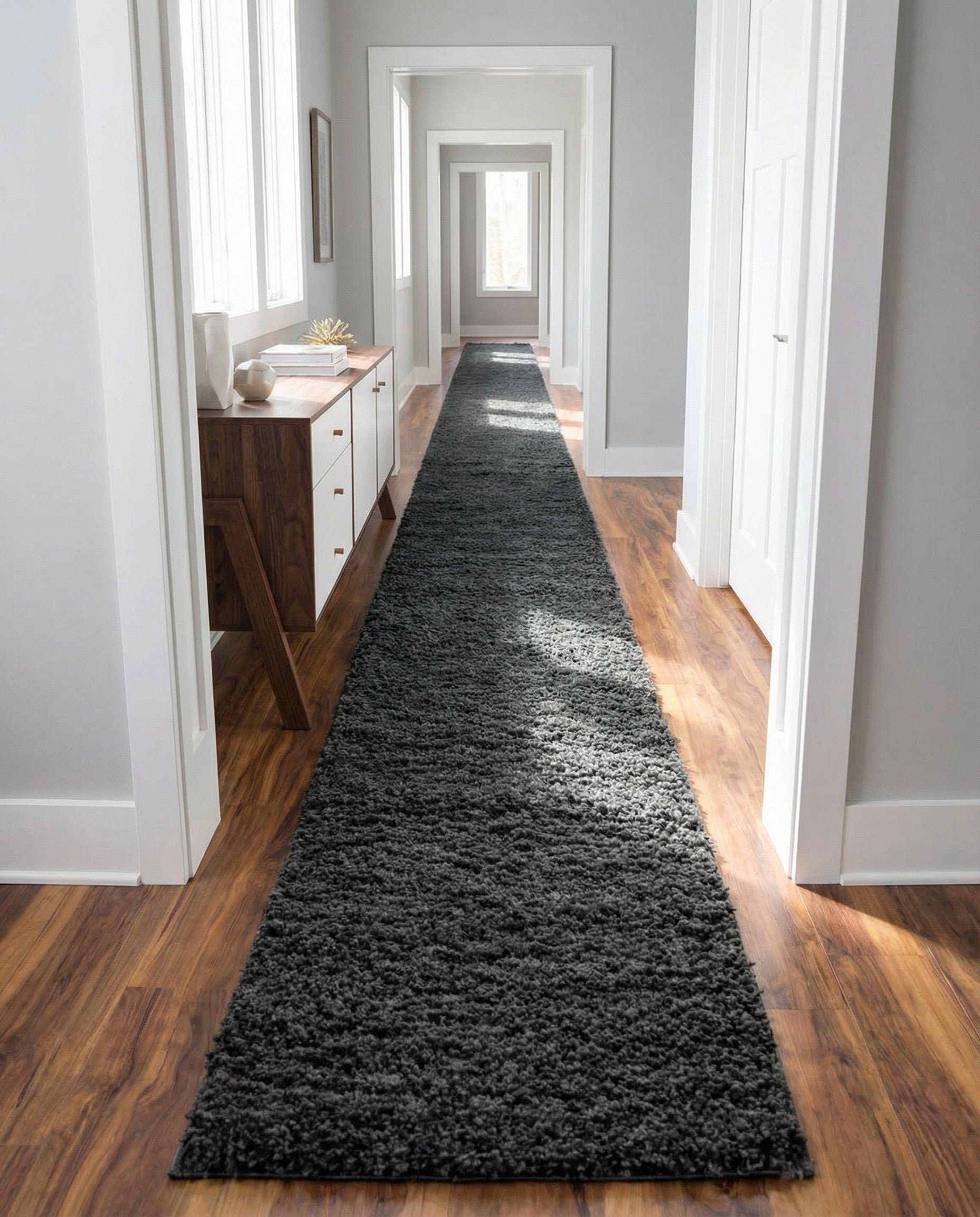 Primary image 2' 6 x 19' 8 Everyday Shag Runner Rug