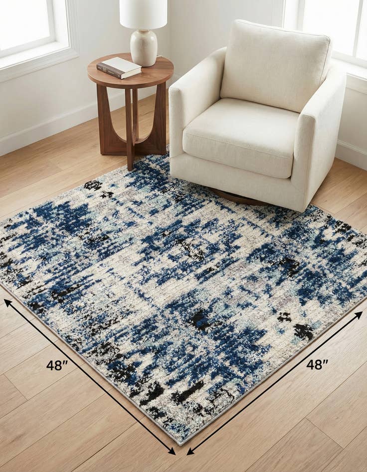 Detail image of 4' x 4' Tucson Square Rug