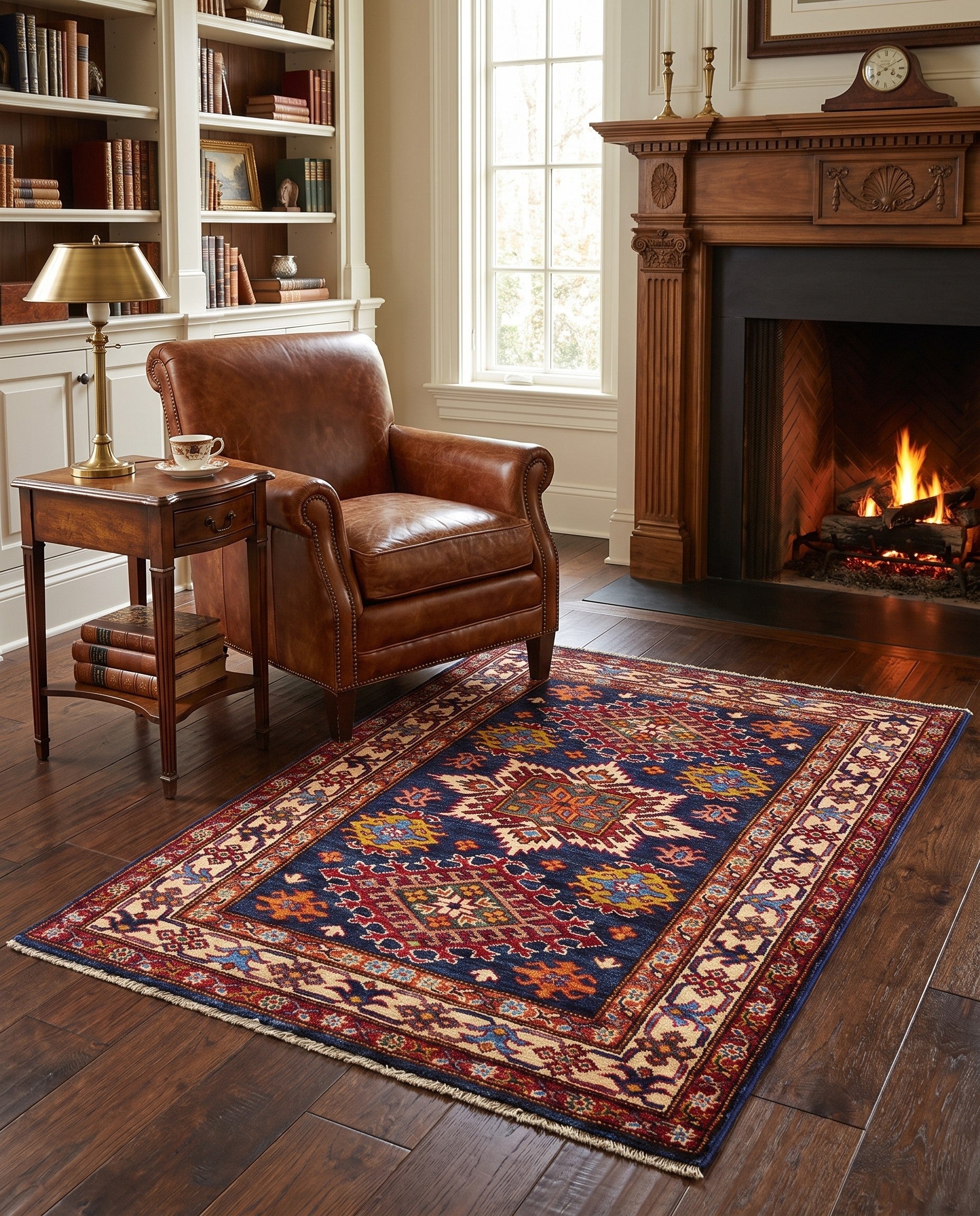 2' 10 x 3' 10 Hand Knotted Kazak Rug