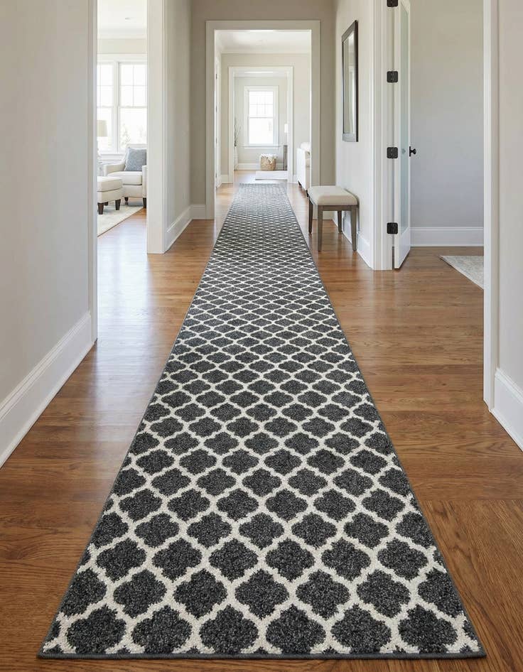 Detail image of 2' 7 x 19' 8 Trellis Runner Rug