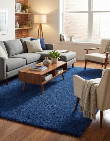 7' x 10' Solid Frieze Rug