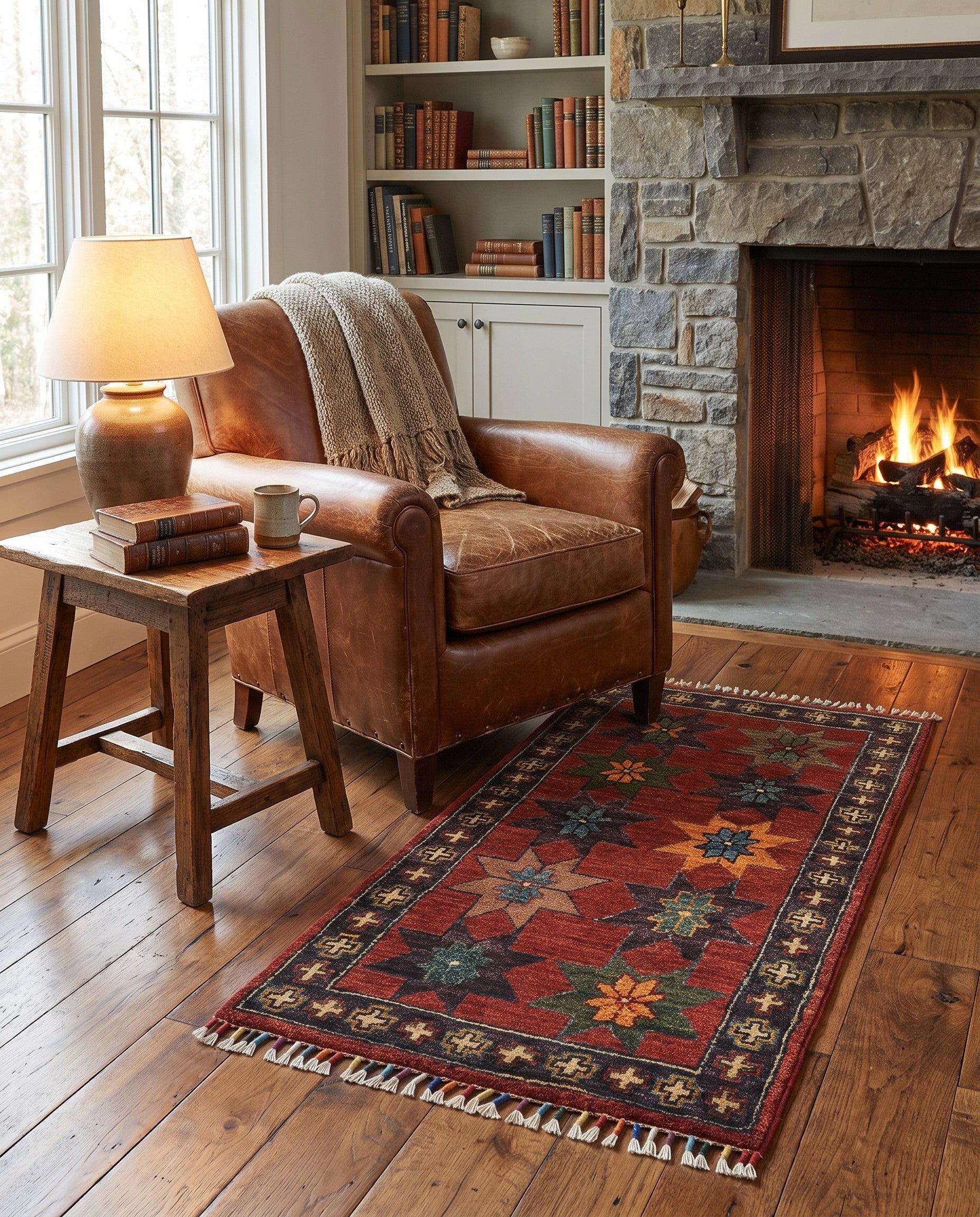 1' 10 x 3' 5 Hand Knotted Ariana Ziegler Rug