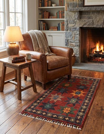 1' 10 x 3' 5 Hand Knotted Ariana Ziegler Rug