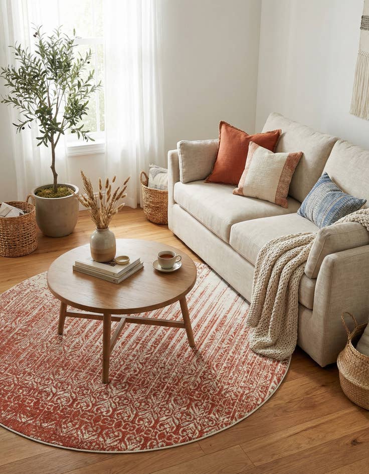 Detail image of 6' x 6' Loft Round Rug