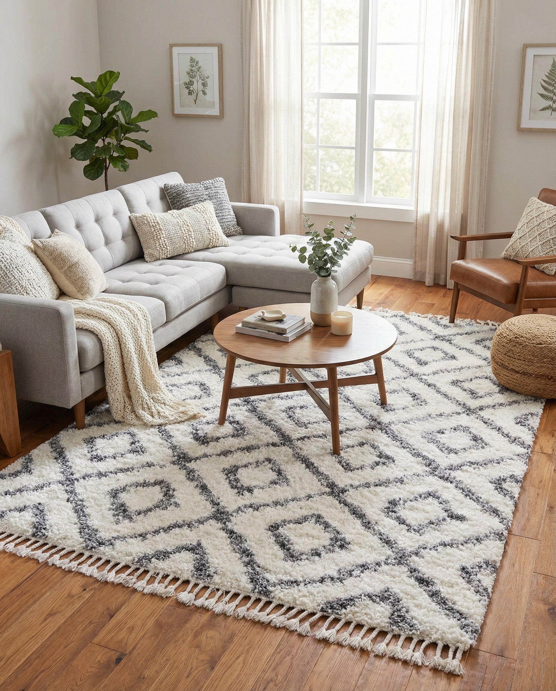 8' x 10' Lagom Shag Rug