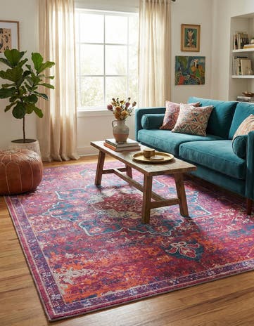 7' 10 x 10' Washable Francesca Rug