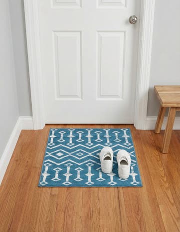 Blue Kasbah Trellis Rug