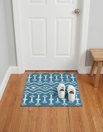 Blue Kasbah Trellis Rug