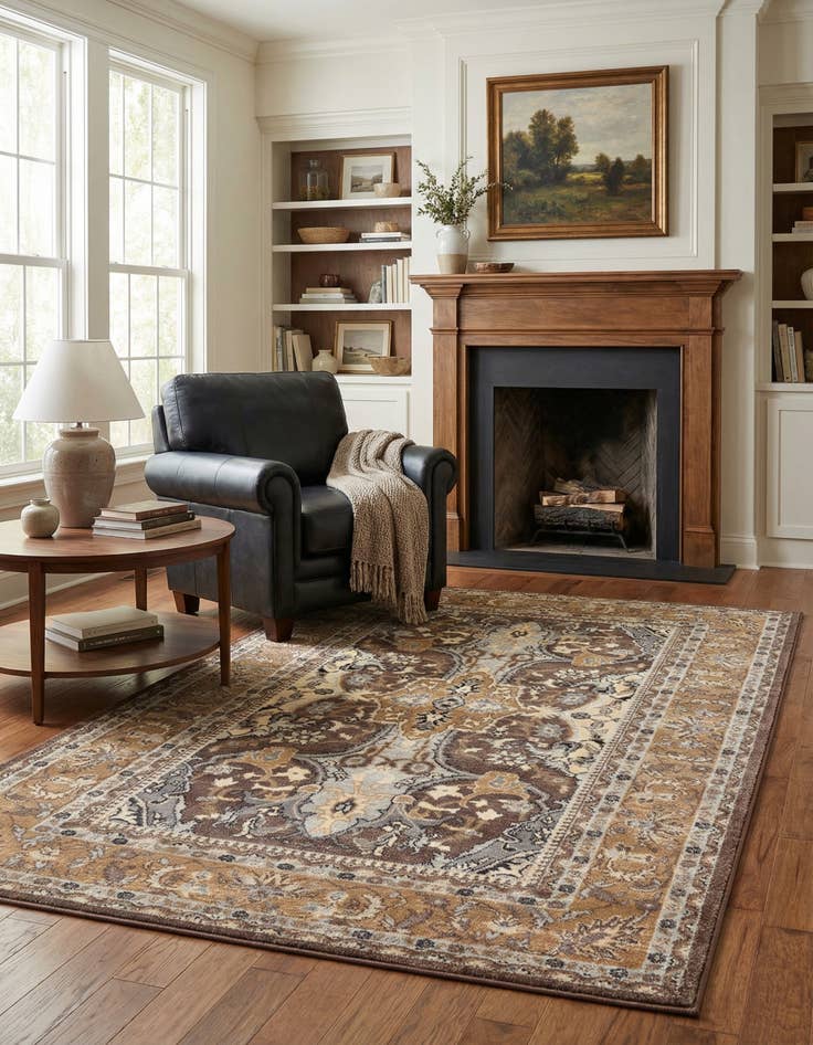 Detail image of 5' x 8' Heritage Rug