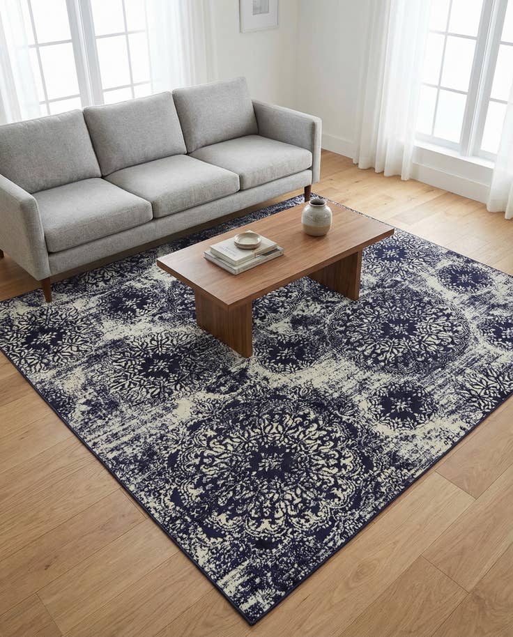 Detail image of 7' 10 x 7' 10 Monte Carlo Square Rug