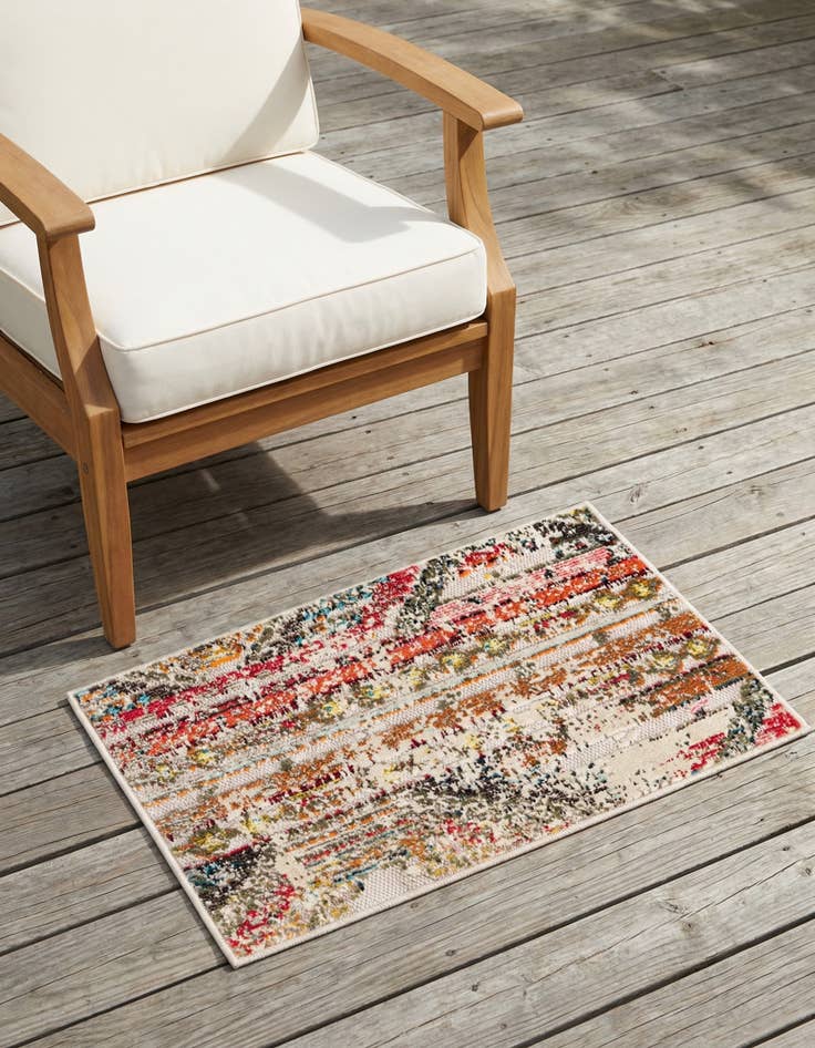 Detail image of 2' x 3' Washable Casablanca Indoor / Outdoor Rug
