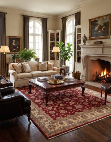 8' 4 x 11' 3 Hand Knotted Pershawar Ziegler Rug