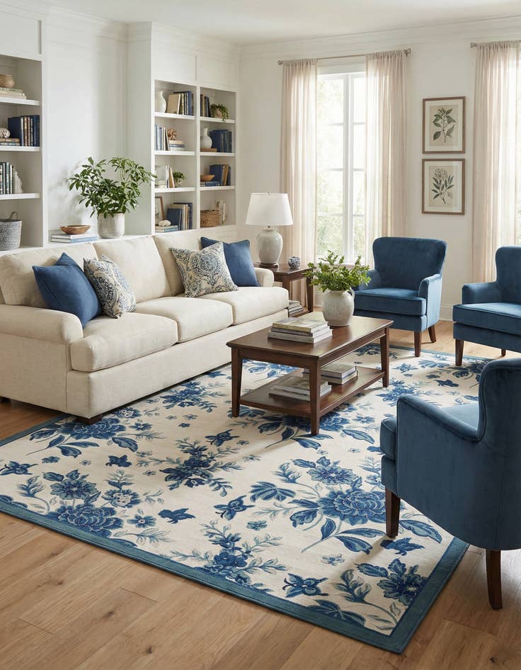 Detail image of 10' x 13' Blossom Rug