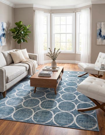 9' x 12' Lattice Trellis Rug