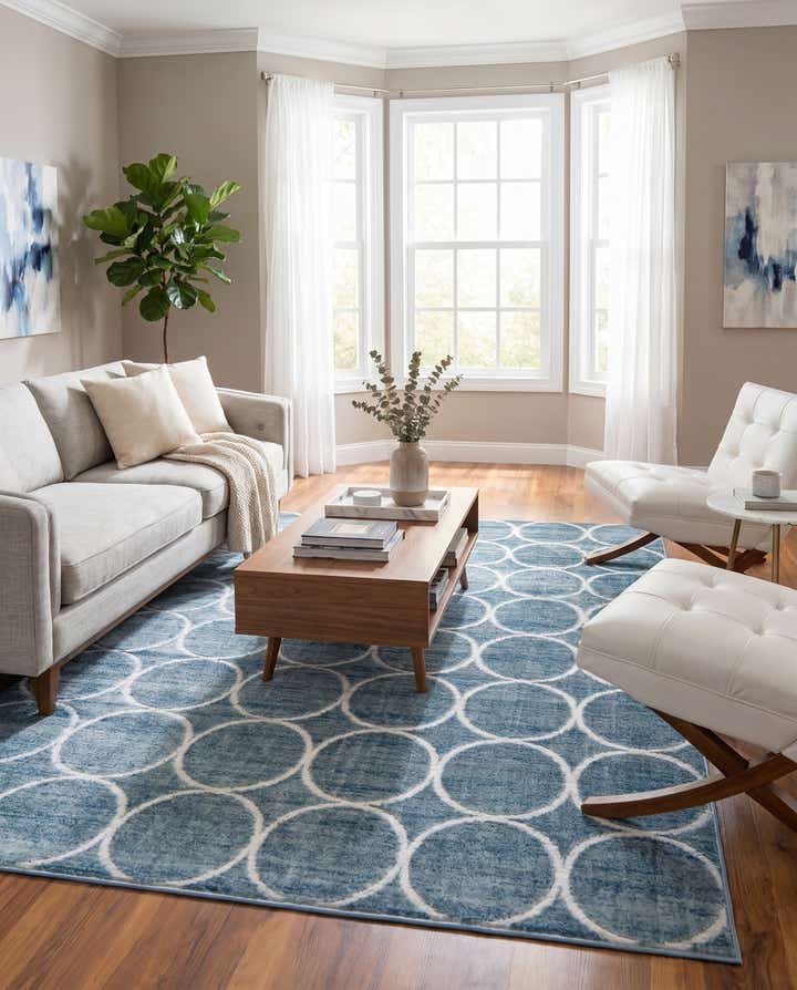 9' x 12' Lattice Trellis Rug