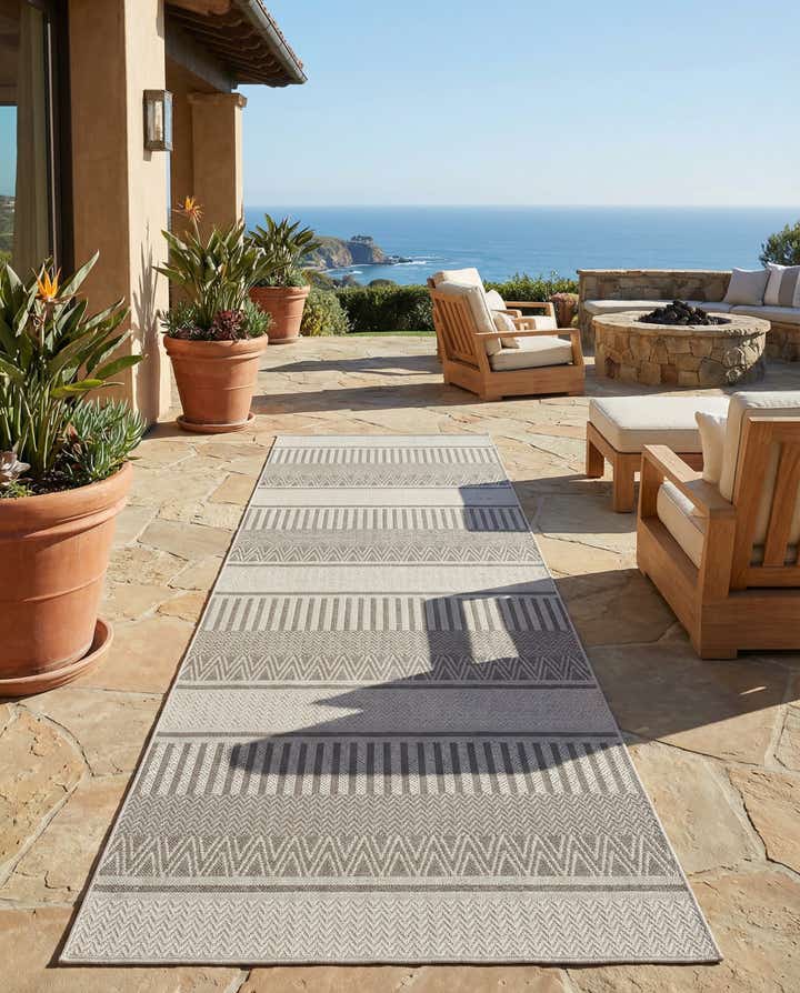 5' x 82' Easy-Clean Indoor / Outdoor Runner Rug