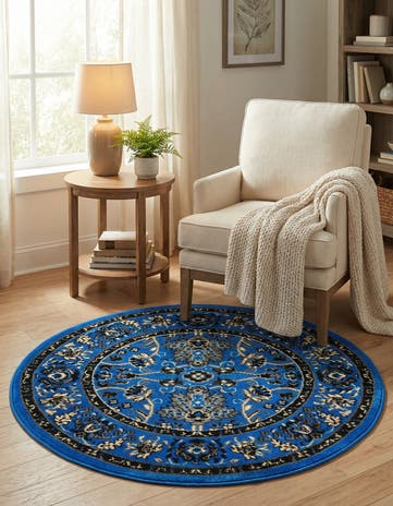 3' 3 x 3' 3 Yasmin Round Rug