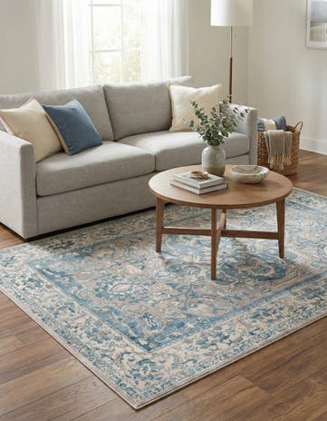 Dark Gray Victoria Rug