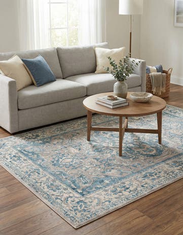 Dark Gray Victoria Rug