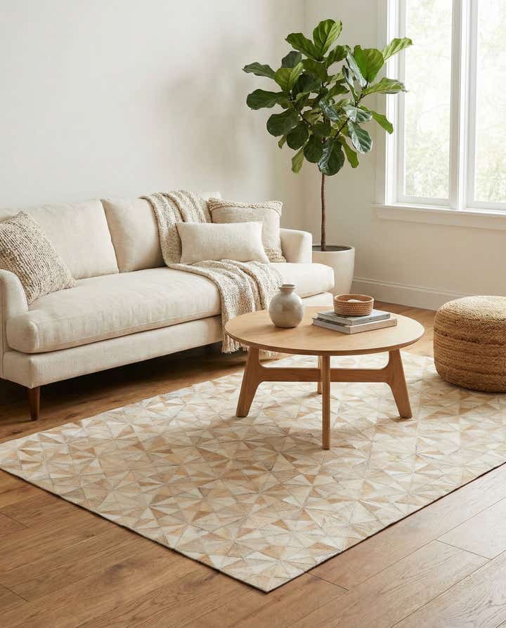 4' x 5' 11 Cowhide Stocks Rug