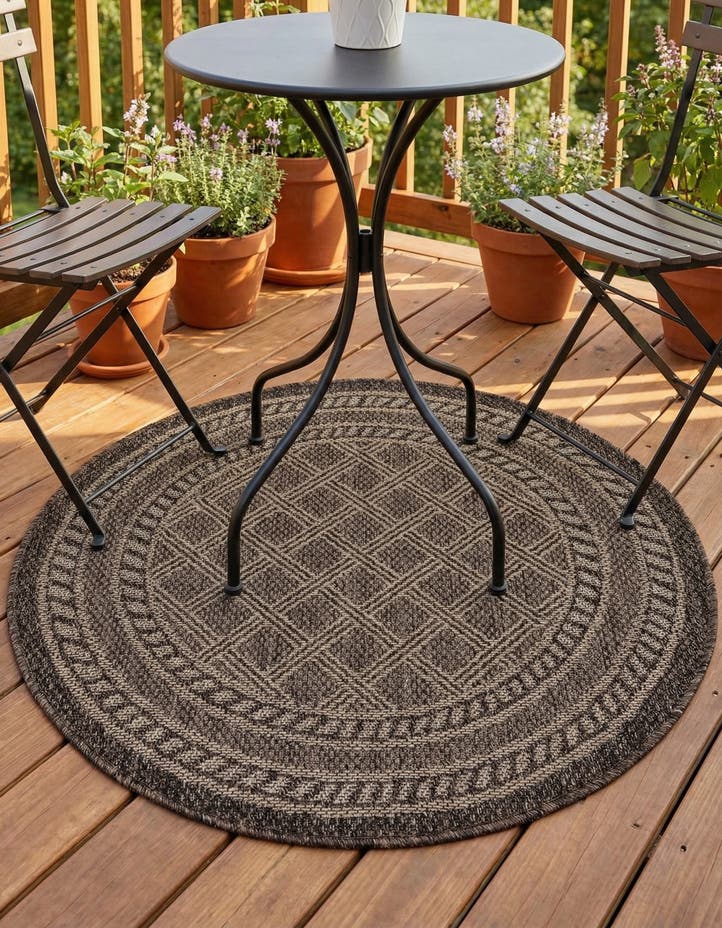 3' 3 x 3' 3 Easy-Clean Lattice Indoor / Outdoo...