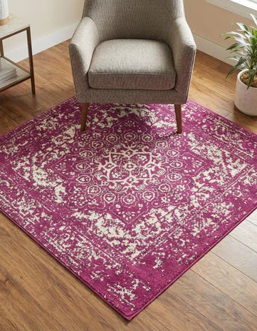 Purple Arlington Square Rug