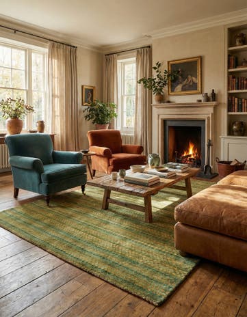 5' 1 x 6' 6 Kashkuli Wool Rug