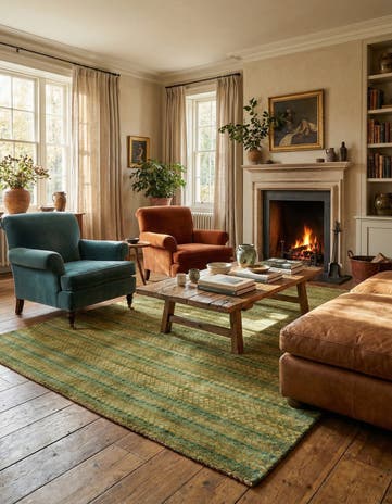 5' 1 x 6' 6 Kashkuli Wool Rug