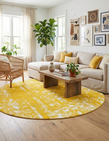7' 10 x 7' 10 Lennon Round Rug