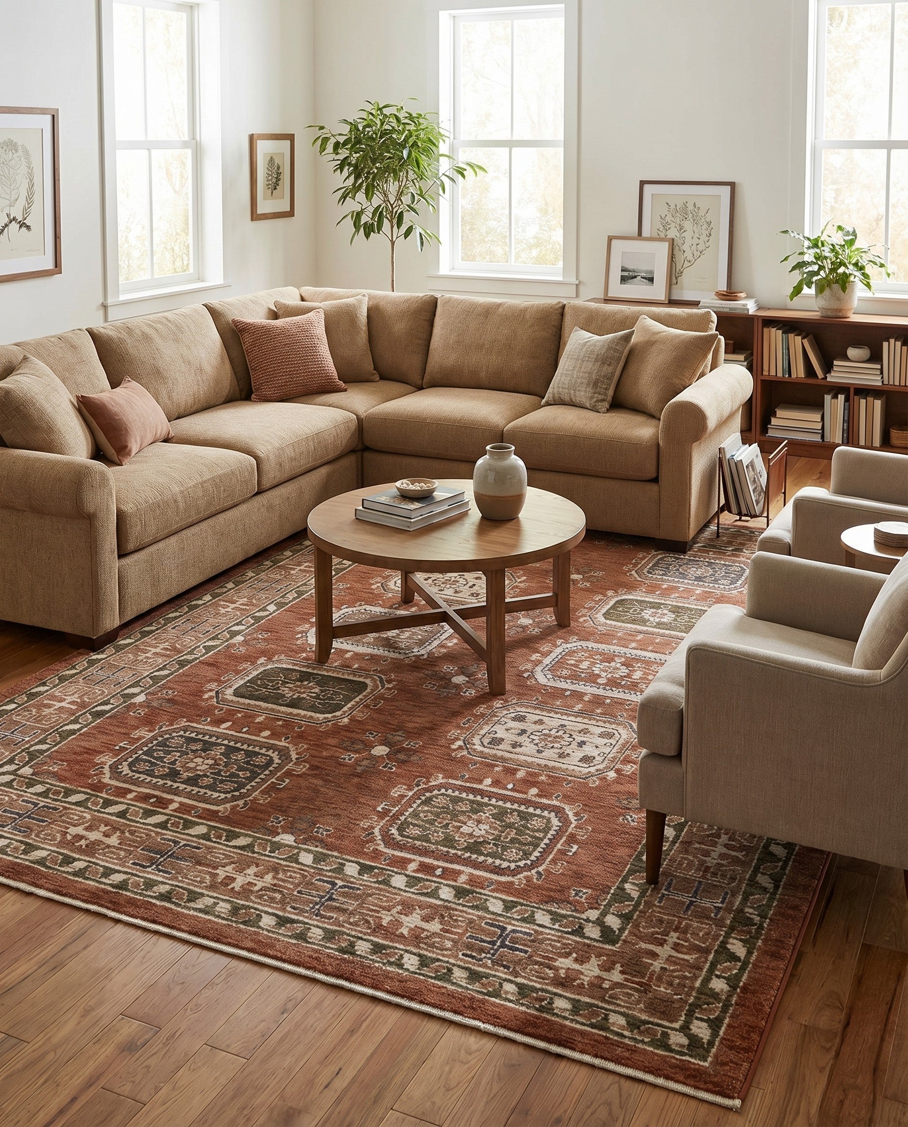 9' x 12' 6 Grand Tradition Rug