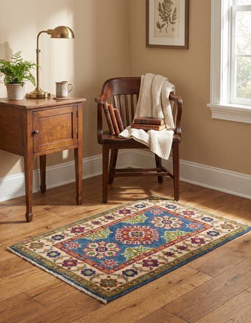 1' 10 x 2' 11 Hand Knotted Kazak Rug