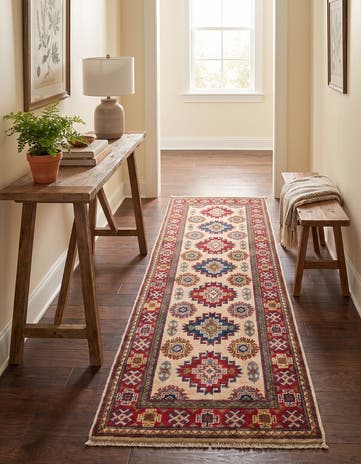 2' x 6' Hand Knotted Kazak Runner Rug