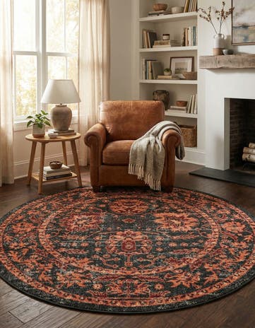 5' 3 x 5' 3 Lucerne Round Rug