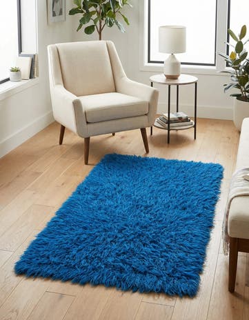 2' 9 x 4' 8 Hand Knotted Moroccan Wool Rug