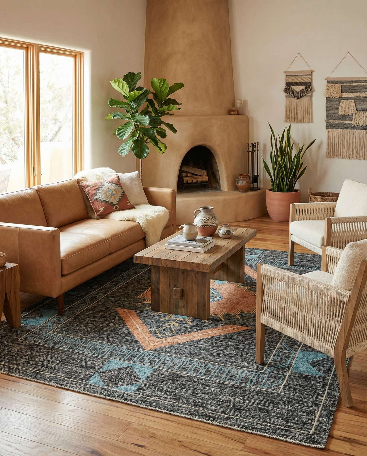 7' 10 x 10' Hand Woven Kilim Wool Rug