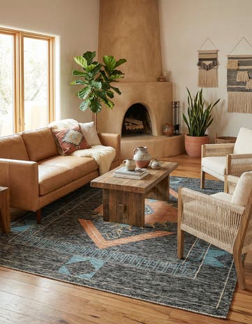 7' 10 x 10' Hand Woven Kilim Wool Rug