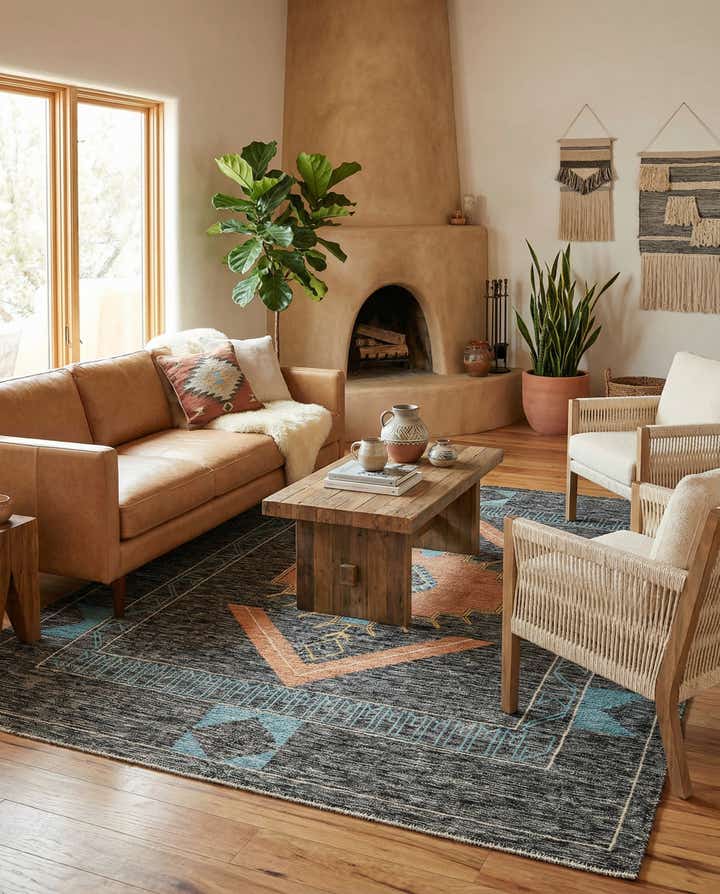 7' 10 x 10' Hand Woven Kilim Wool Rug