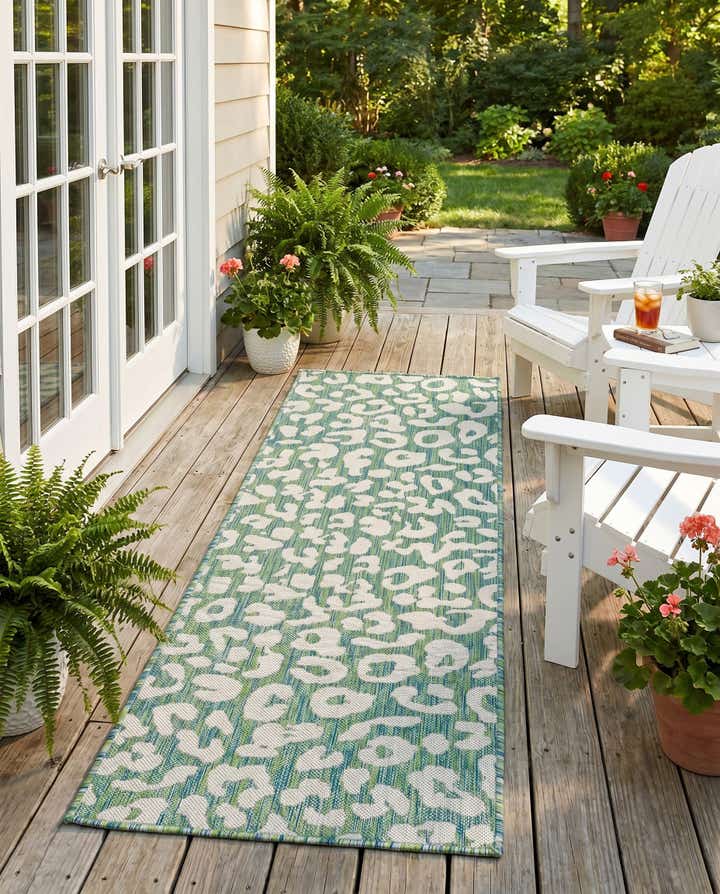 2' x 6' Easy-Clean Safari Indoor / Outdoor Runner Rug