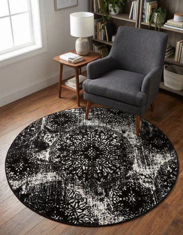 5' 3 x 5' 3 Monte Carlo Round Rug