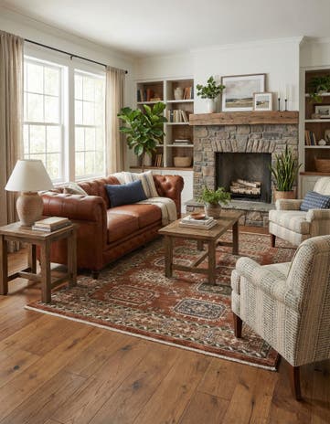 Terracotta Rust Red Grand Tradition Rug